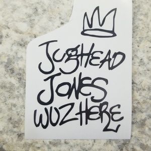 Riverdale black foil decal